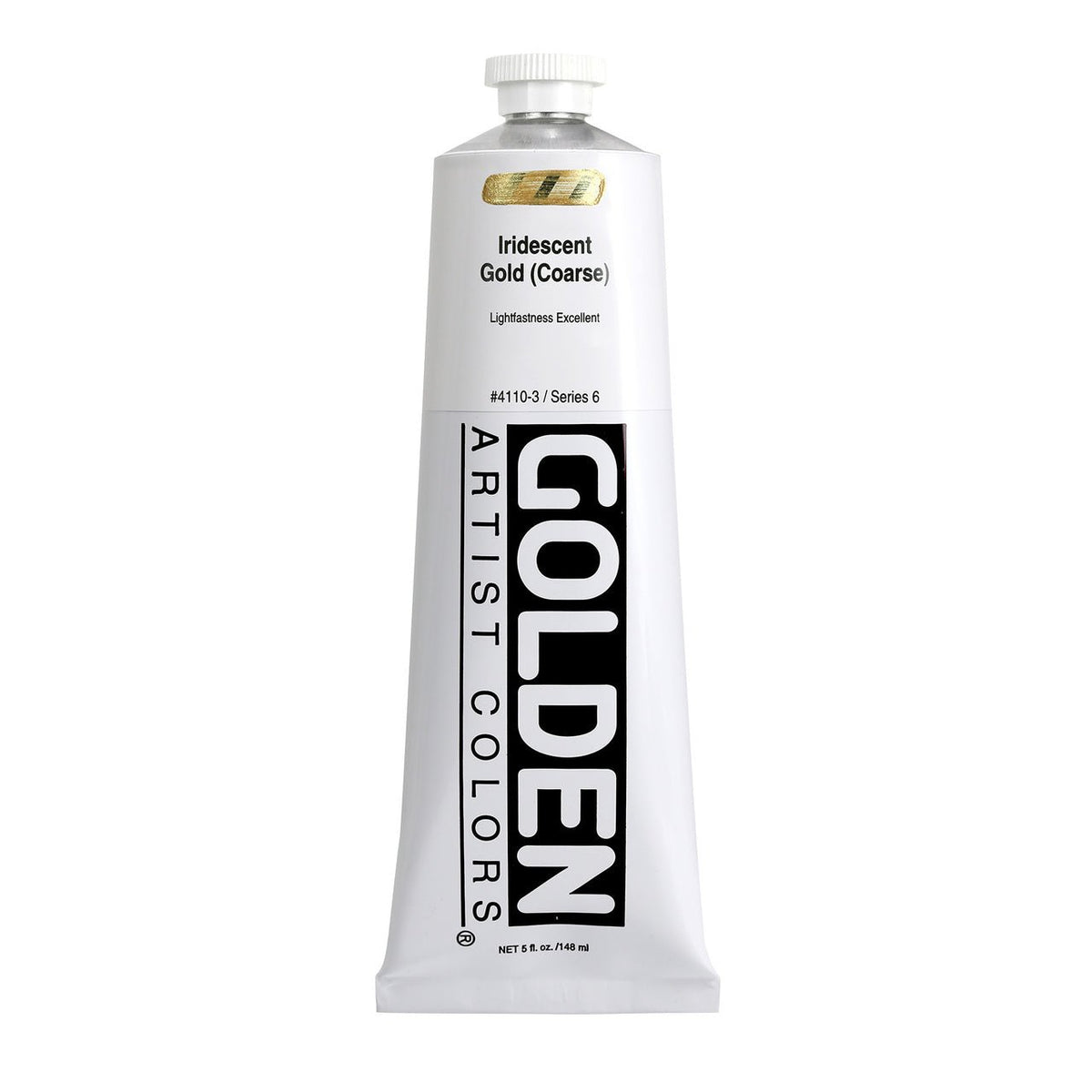 Golden Heavy Body Acrylic Iridescent Gold (Coarse) 5 oz - merriartist.com
