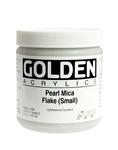 Golden Heavy Body Acrylic Iridescent Pearl Mica Flake (small) 8 oz - The Merri Artist - merriartist.com