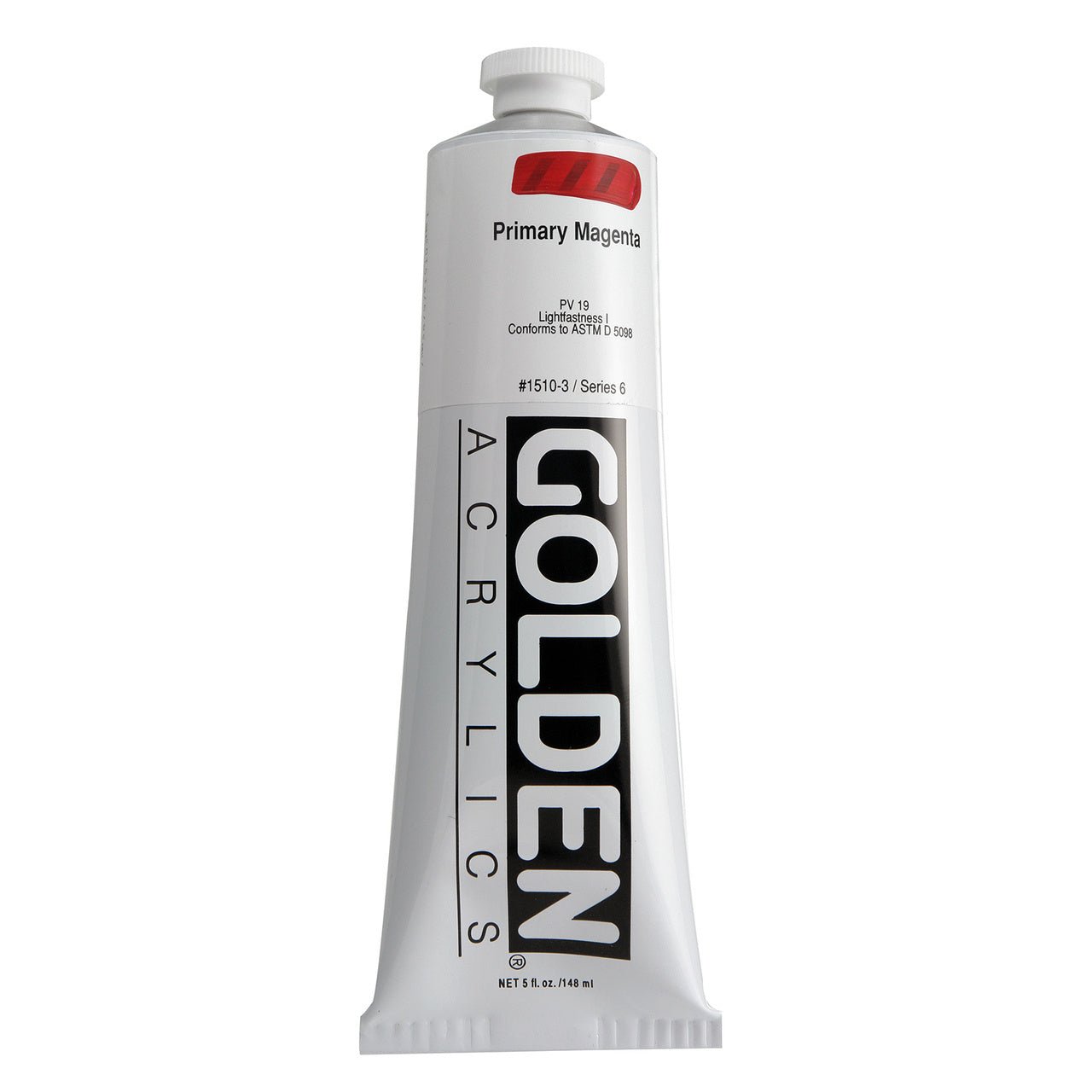 Golden Heavy Body Acrylic Primary Magenta 5 oz - merriartist.com