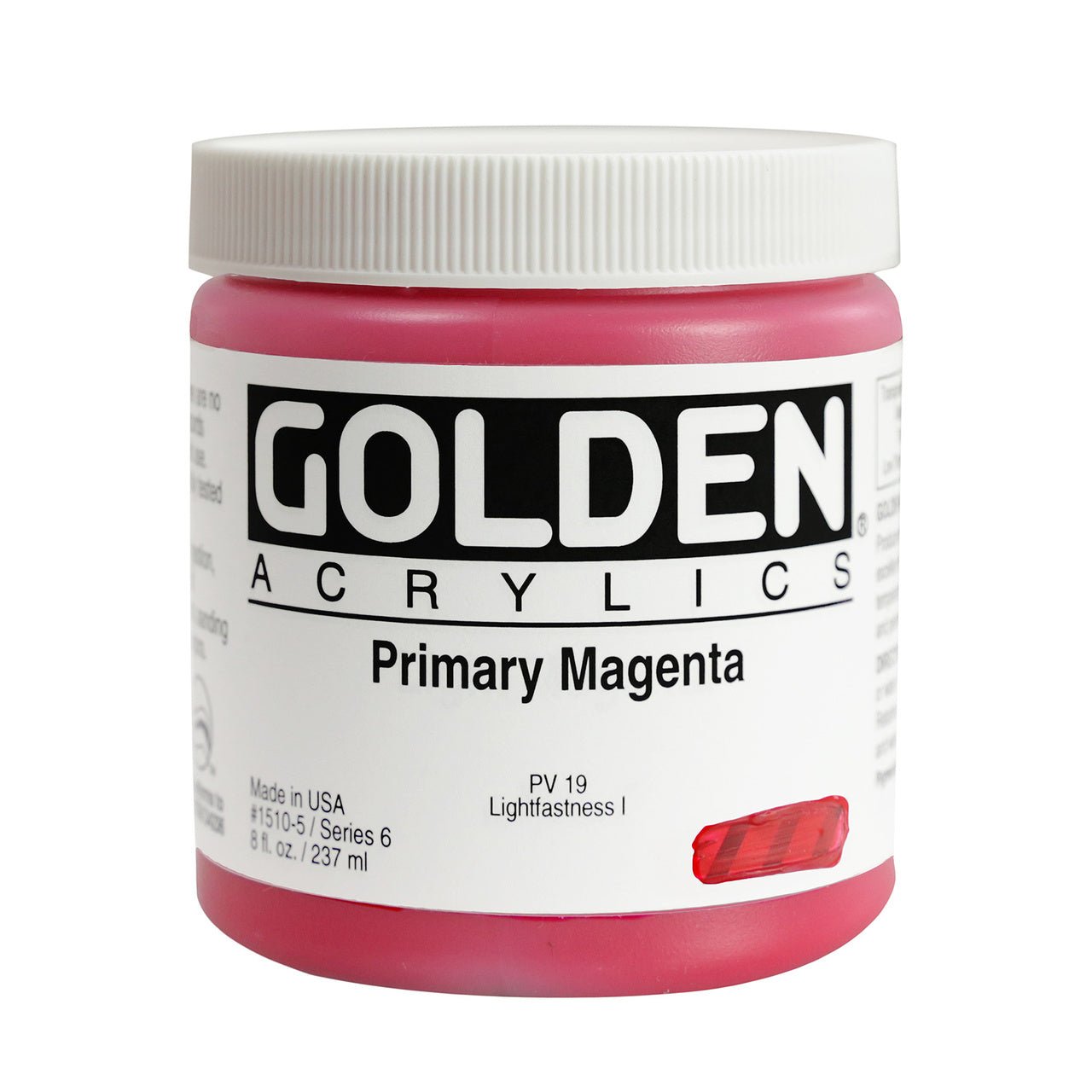 Golden Heavy Body Acrylic Primary Magenta 8 oz - merriartist.com