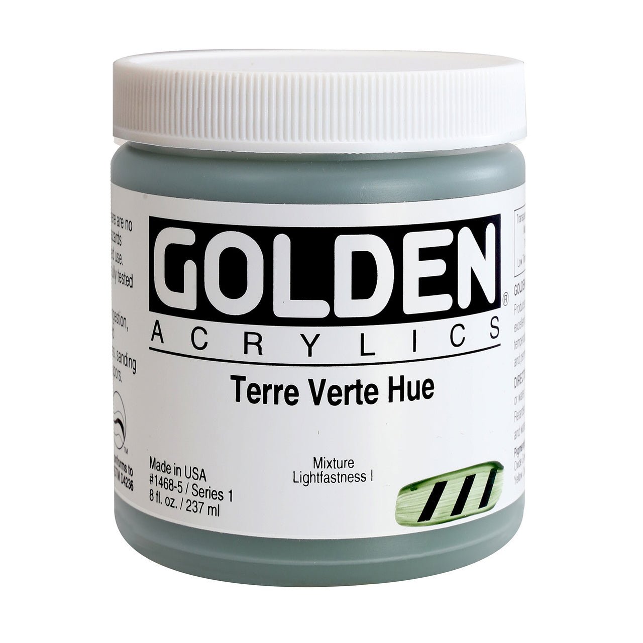 Golden Heavy Body Acrylic Terre Verte Hue 8 oz - merriartist.com
