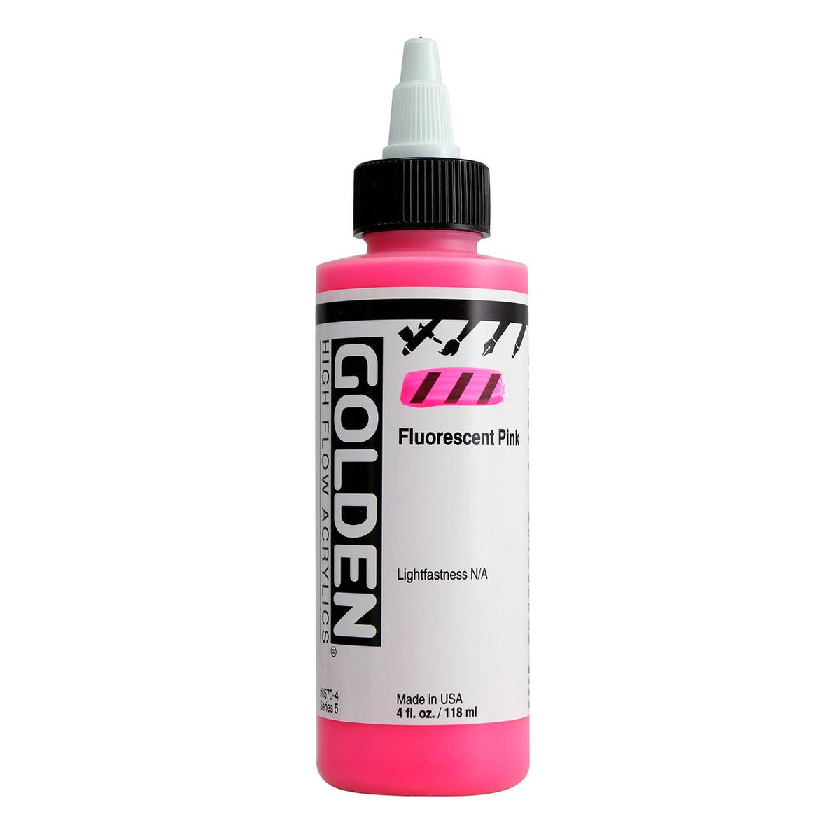 Createx Airbrush Paint 4 oz Fluorescent Hot Pink