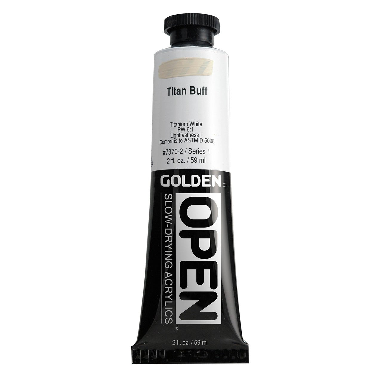 Golden OPEN Acrylic Titan Buff 2 oz - merriartist.com