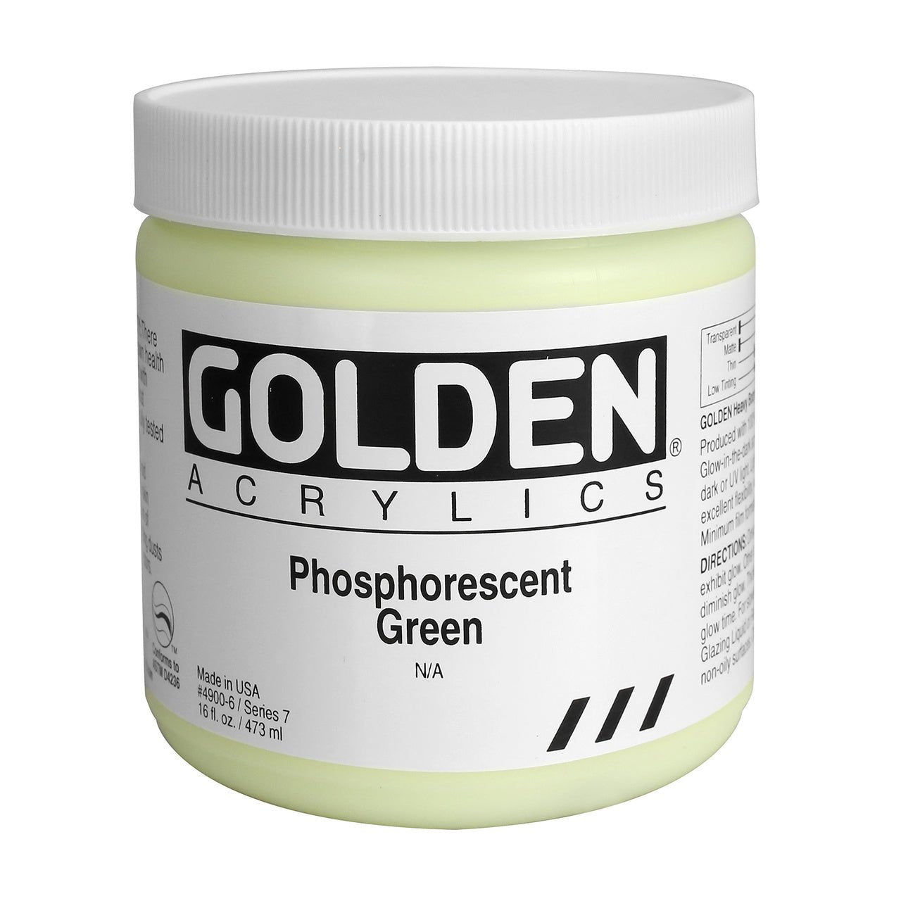 Golden Phosphorescent Green 16 oz - merriartist.com