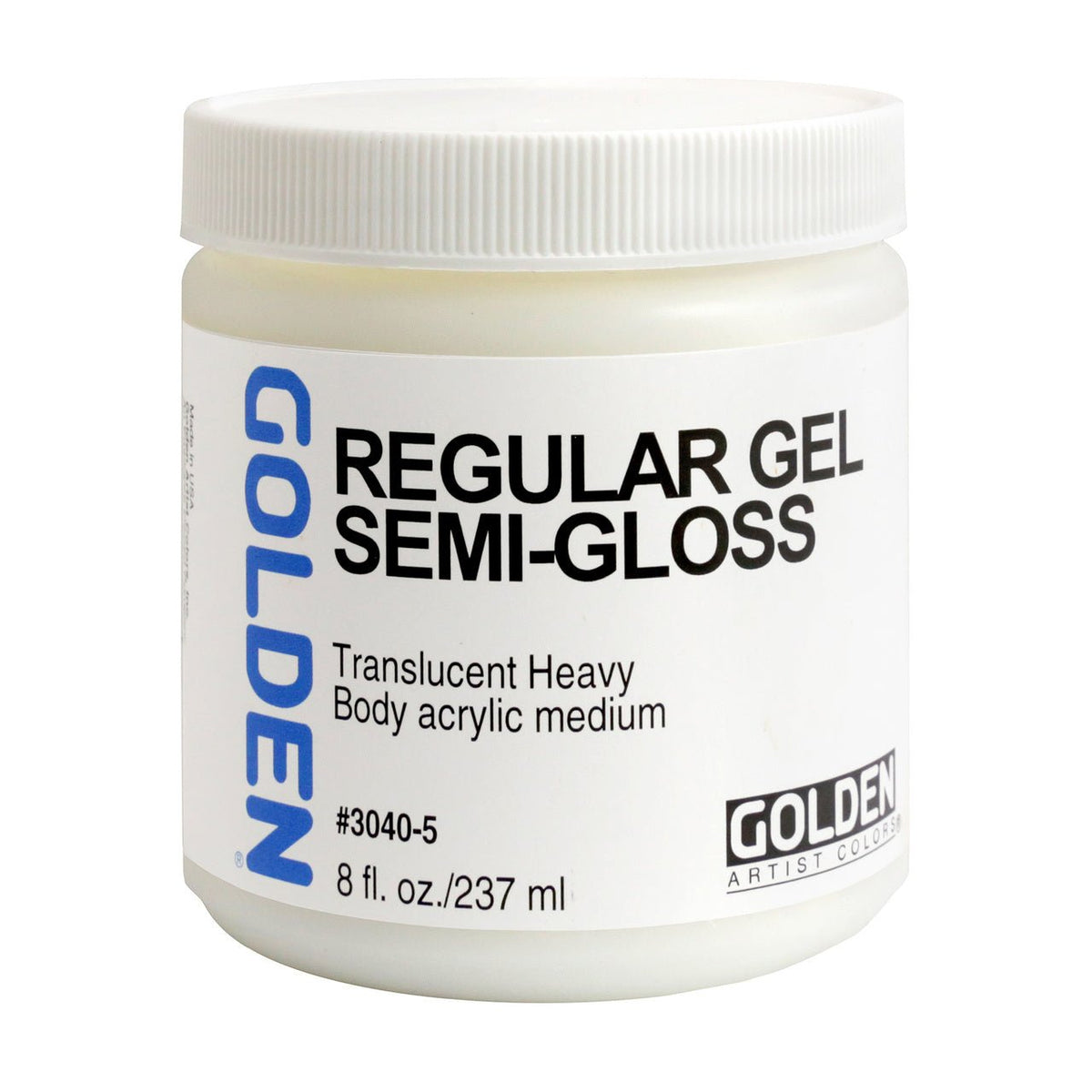 Golden Regular Gel - Semi Gloss 8 oz - merriartist.com