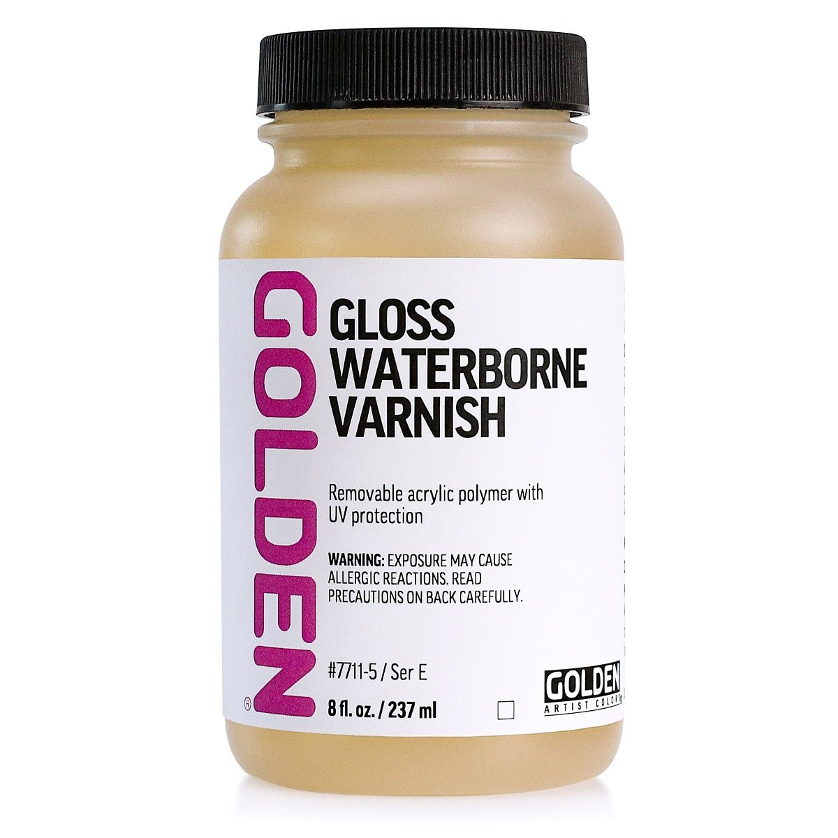 Golden Waterborne Varnish (with UVLS) - Gloss - 8 oz - merriartist.com