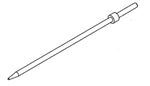 Grex A021000 Fluid needle (1.0 mm) - merriartist.com