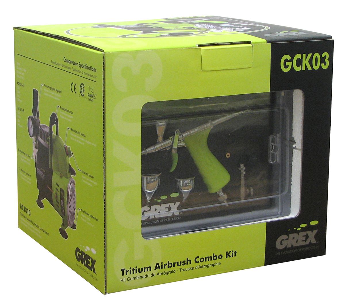 Grex Tritium.TG3 Airbrush Combo Kit