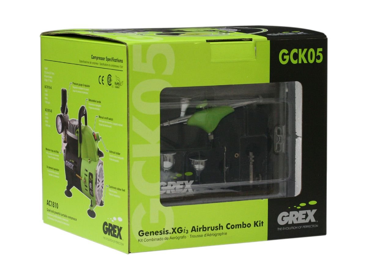  Grex GCK05 Genesis.XGi3 Airbrush Combo Kit : Arts