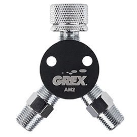 Grex Mini Manifold with 1/8 inch BSP Dual Output - merriartist.com