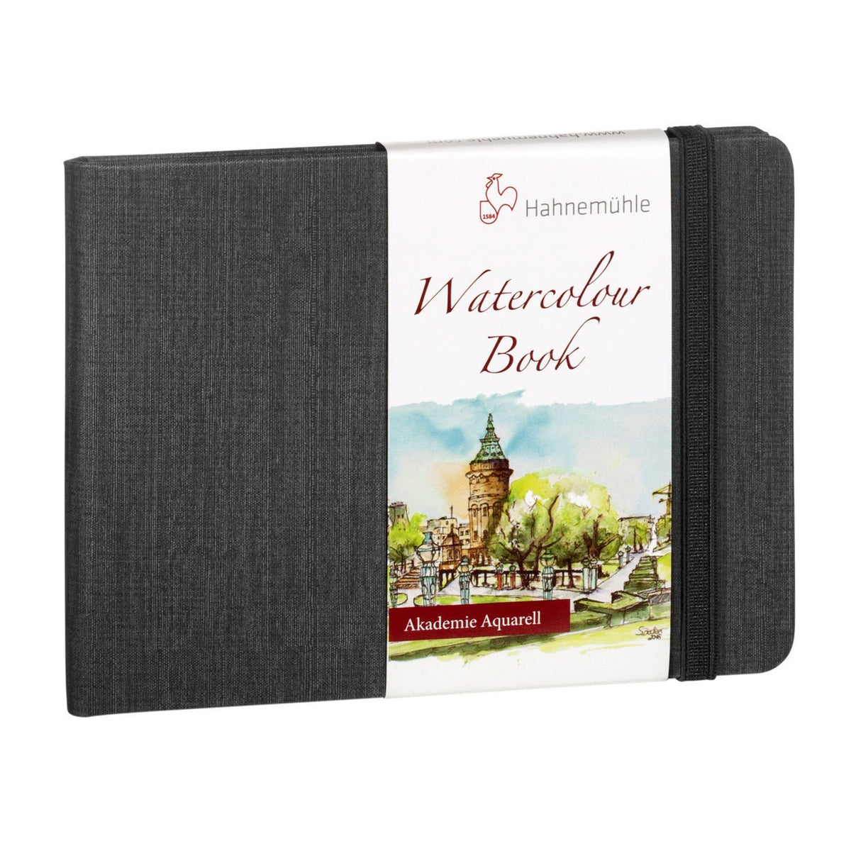 Hahnemuehle Akademie Watercolor Paper Book 4.1 inch x 5.8 inch - Landscape - merriartist.com