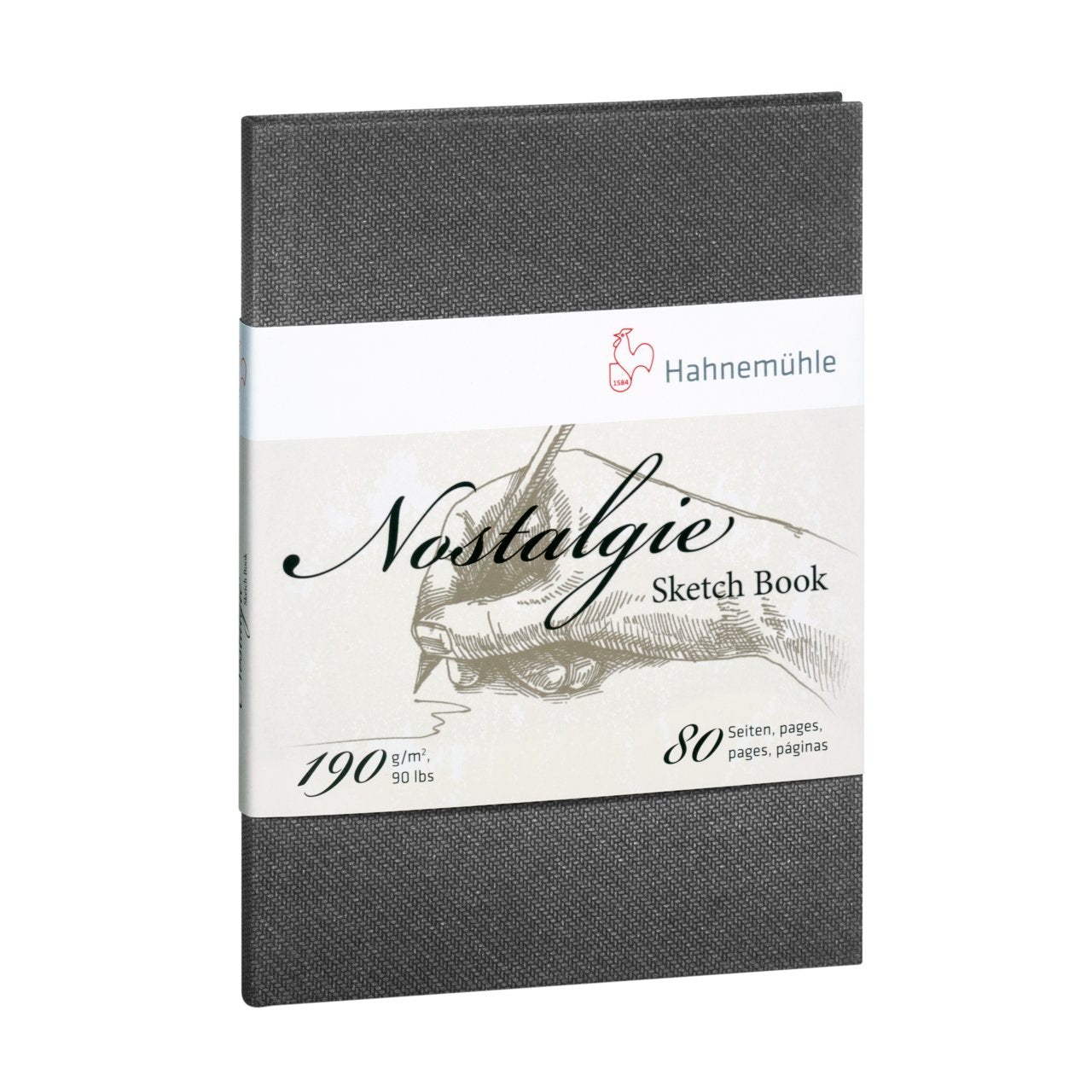 Hahnemuehle Nostalgie Hard Cover Sketch Book 8.2 inch x 5.8 inch (A5) Portrait - merriartist.com