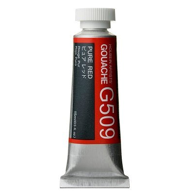 Holbein Artists Gouache 15 ml - 509 Pure Red - merriartist.com