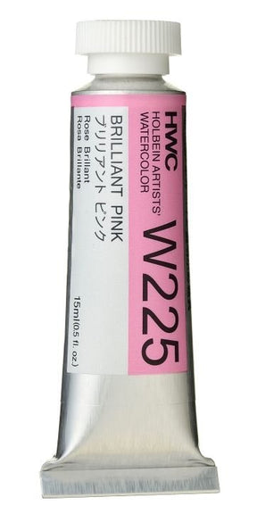 Holbein Artists Watercolor 15 ml - Brilliant Pink - merriartist.com