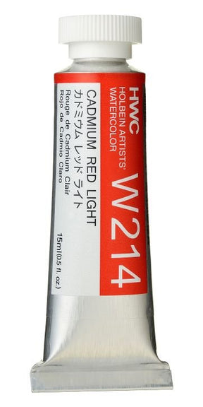 Holbein Artists Watercolor 15 ml - Cadmium Red Light - merriartist.com