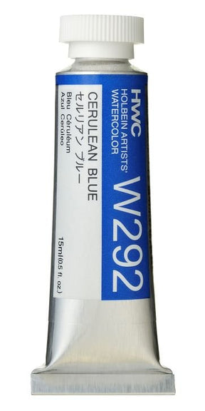Holbein Artists Watercolor 15 ml - Cerulean Blue - merriartist.com