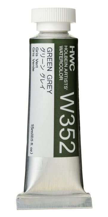 Holbein Artists Watercolor 15 ml - Green Grey - merriartist.com