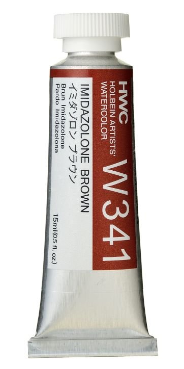 Holbein Artists Watercolor 15 ml - Imidazolone Brown - merriartist.com