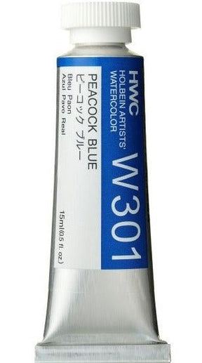 Holbein Artists Watercolor 15 ml - Peacock Blue - merriartist.com