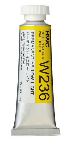 Holbein Artists Watercolor 15 ml - Permanent Yellow Light - merriartist.com