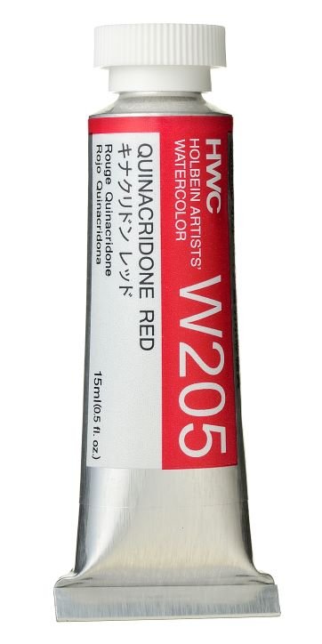 Holbein Artists Watercolor 15 ml - Quinacridone Red - merriartist.com