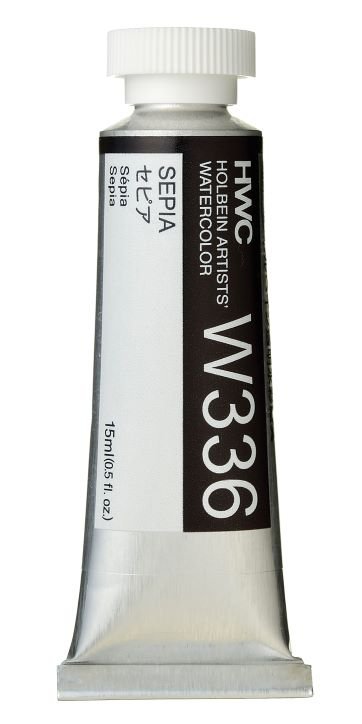 Holbein Artists Watercolor 15 ml - Sepia - merriartist.com
