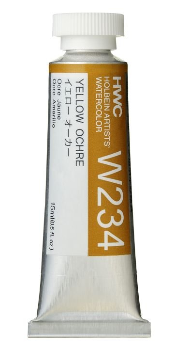 Holbein Artists Watercolor 15 ml - Yellow Ochre - merriartist.com