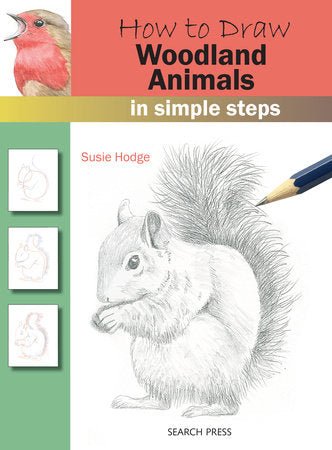 How To Draw Woodland Animals in Simple Steps by Susie Hodge - merriartist.com