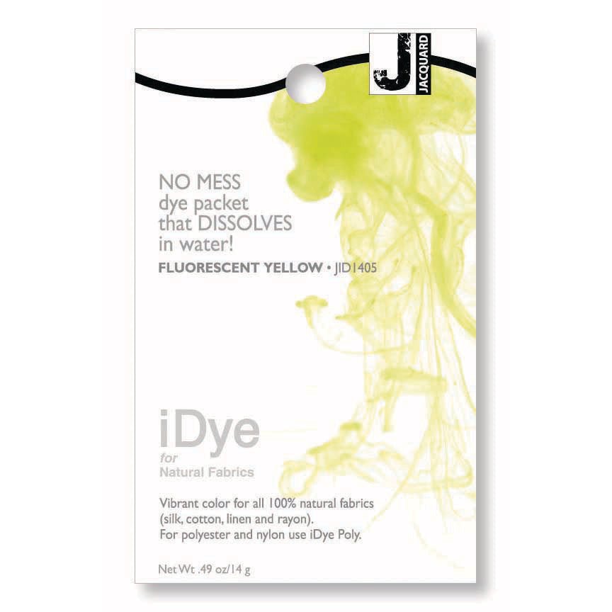 iDye Fluorescent Yellow (for natural fibers) - merriartist.com