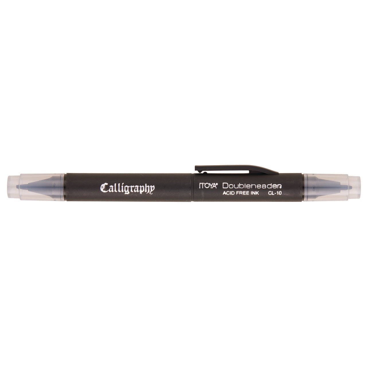 Itoya Doubleheader Calligraphy Marker 1.5 mm and 3.0 mm, Black - merriartist.com