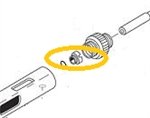 Iwata Airbrush Replacement Part I-565-1 Needle Packing Screw - merriartist.com