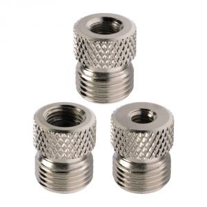 HUBEST 3 Set of Airbrush Hose Adaptor Fitting 1/8 Male to Badger Paasche Aztec Airbrush