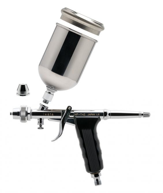Iwata HP-TH2 Gravity Feed Dual Action Trigger Airbrush H5100 - merriartist.com