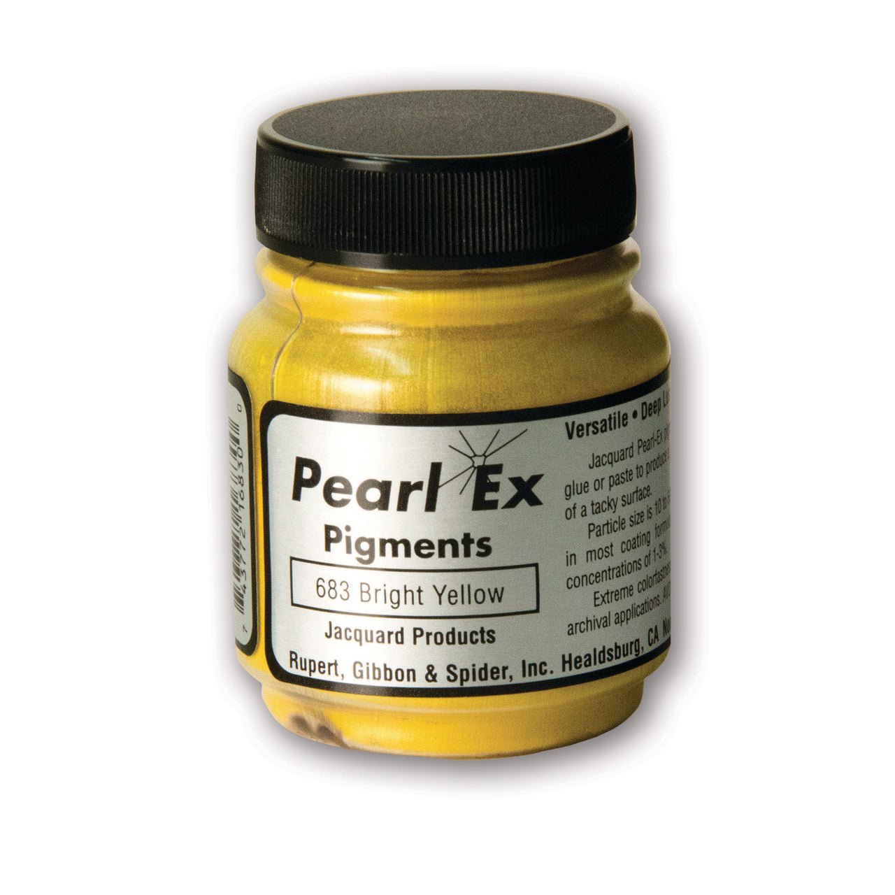 Jacquard Pearl-Ex Powdered Pigment .5 Oz Bright Yellow - merriartist.com