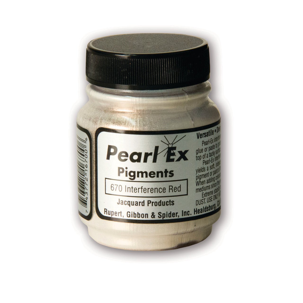 Jacquard Pearl-Ex Powdered Pigment .5 Oz Interference Red - merriartist.com
