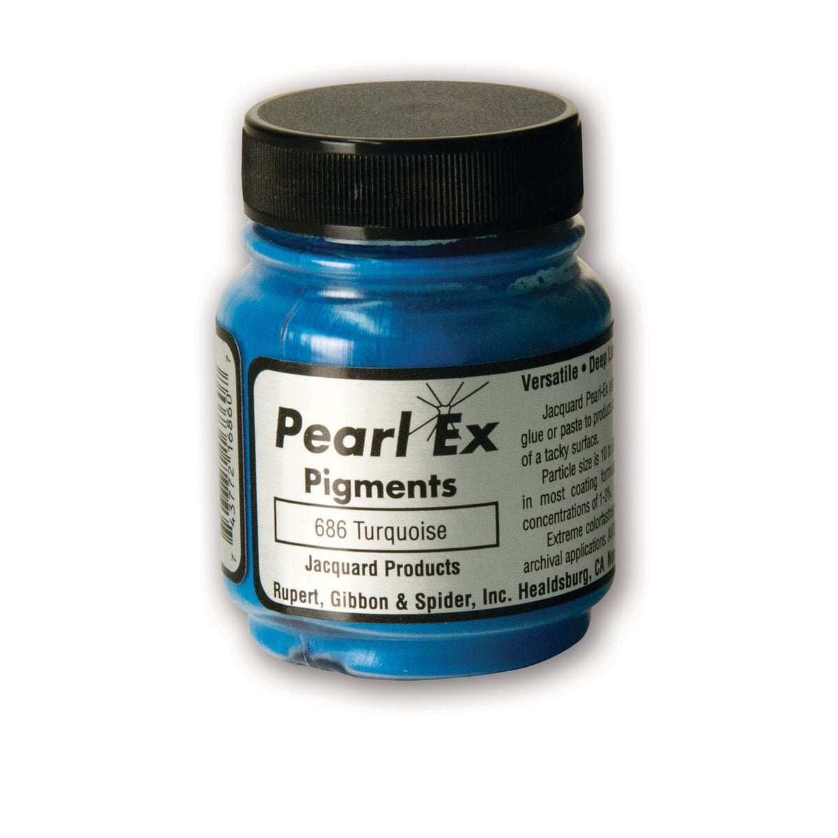 Jacquard Pearl-Ex Powdered Pigment .5 Oz Turquoise - merriartist.com