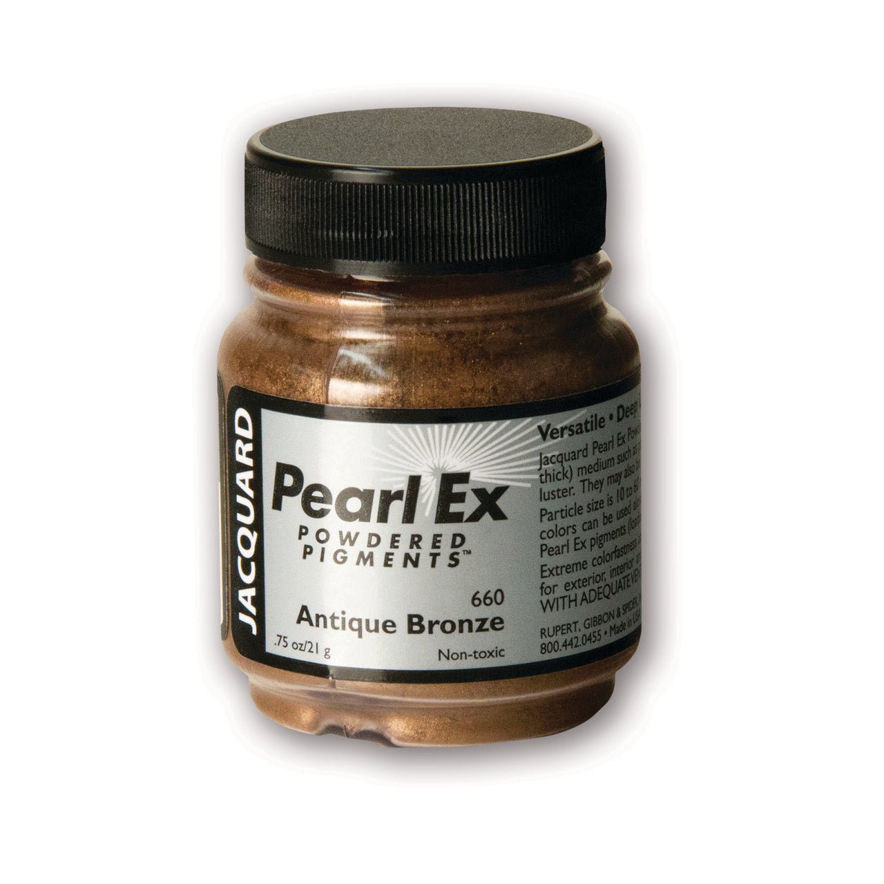 Jacquard Pearl-Ex Powdered Pigment .75 Oz Antique Bronze - merriartist.com
