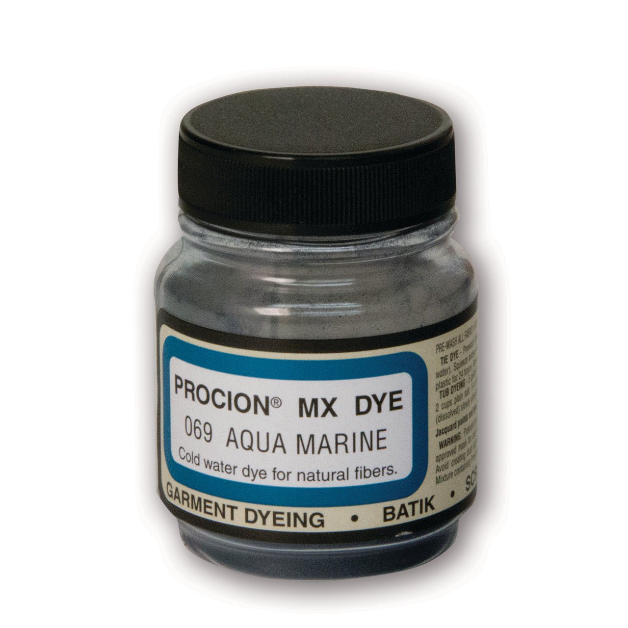 Jacquard Procion MX Dye 2/3 oz - Aqua Marine - merriartist.com