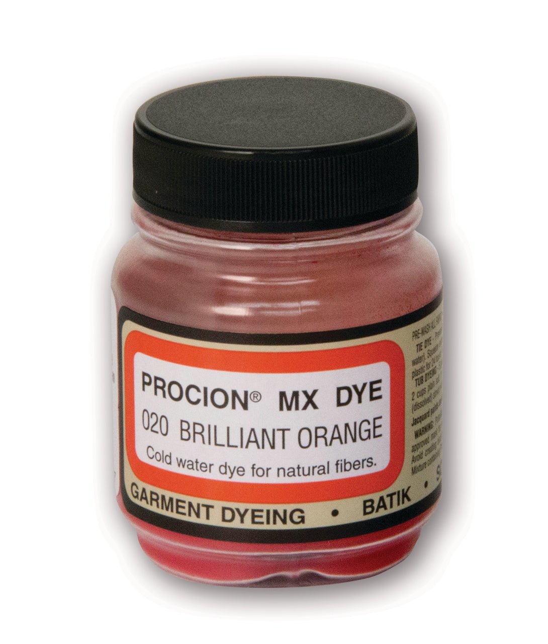 Jacquard Procion MX Dye 2/3 oz - Brilliant Orange - merriartist.com