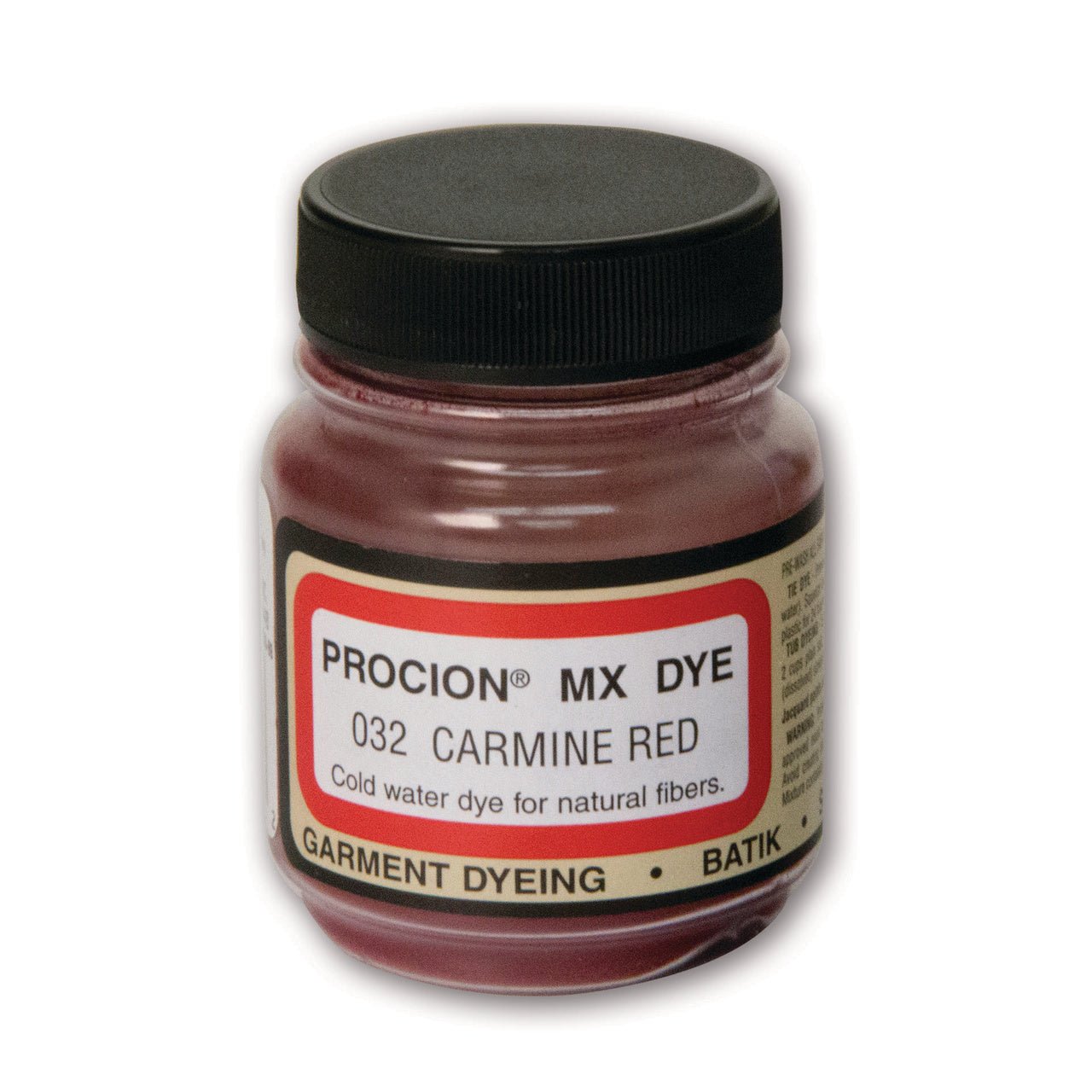 Jacquard Procion MX Dye 2/3 oz - Carmine Red - merriartist.com