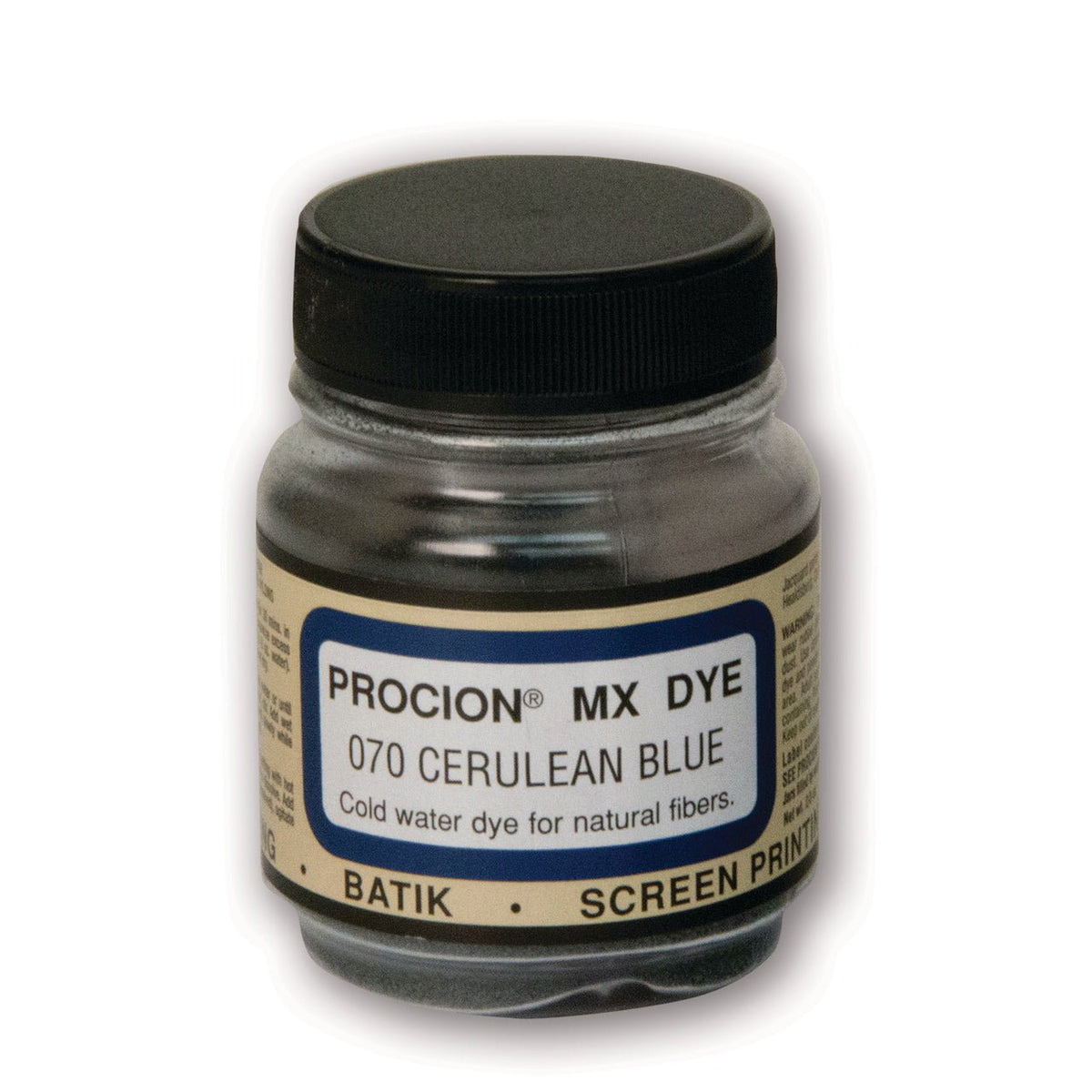 Jacquard Procion MX Dye 2/3 oz - Cerulean Blue - merriartist.com