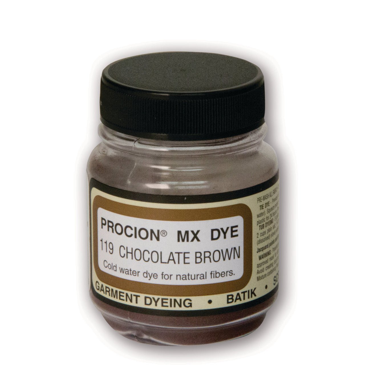 Jacquard Procion MX Dye 2/3 oz - Chocolate Brown - merriartist.com
