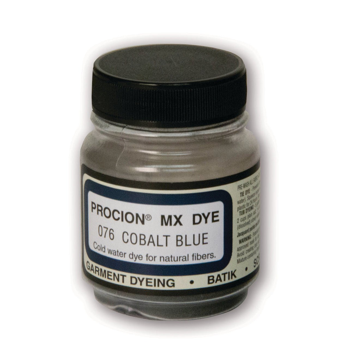 Jacquard Procion MX Dye 2/3 oz - Cobalt Blue - merriartist.com