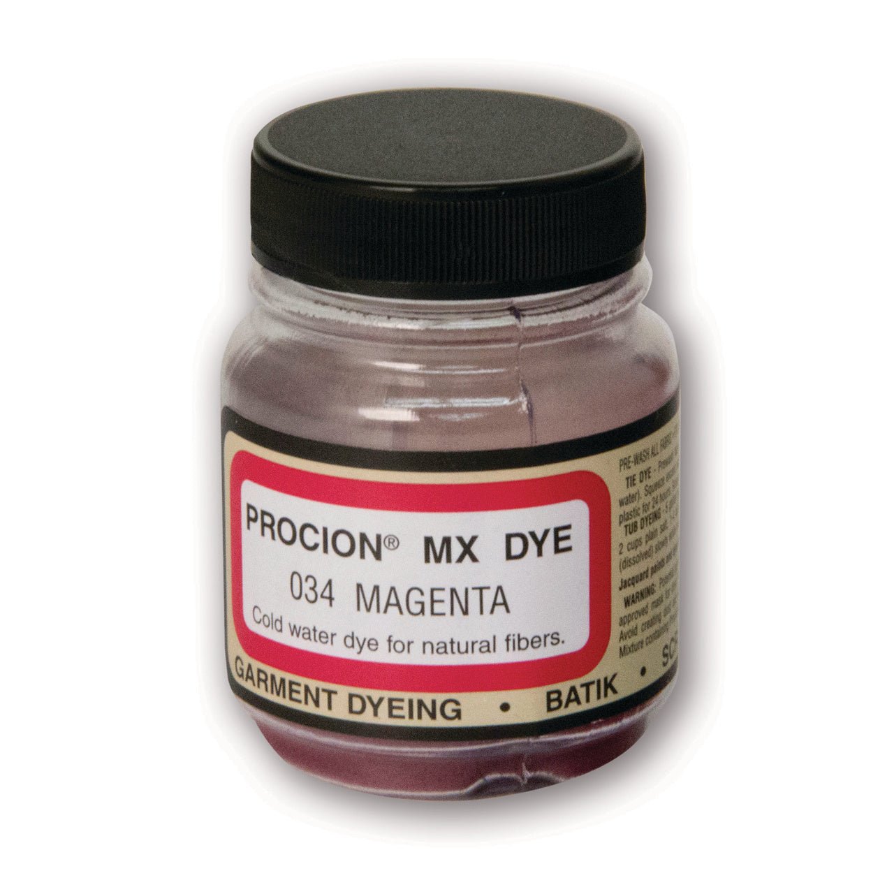 Jacquard Procion MX Dye 2/3 oz - Magenta - merriartist.com