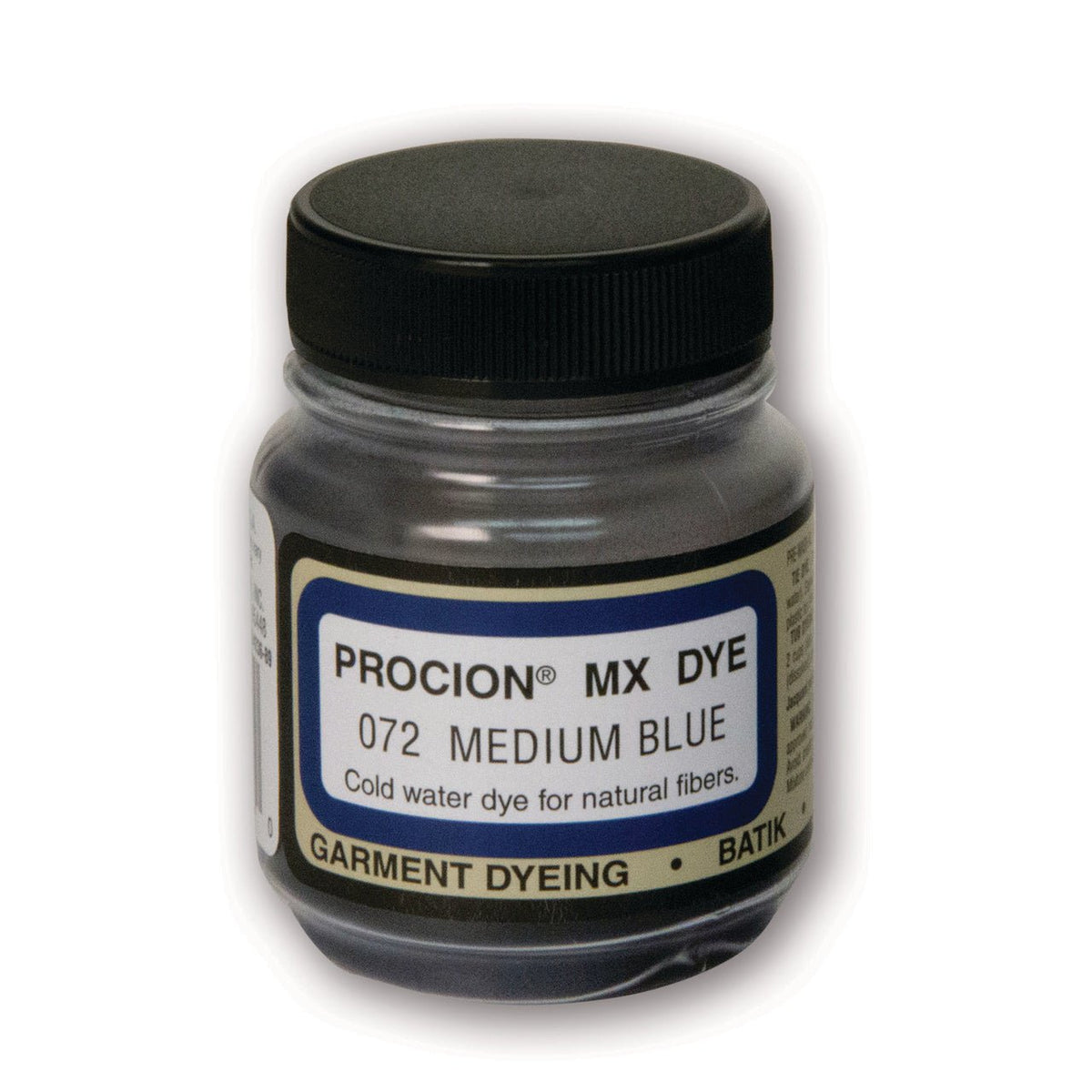 Jacquard Procion MX Dye 2/3 oz - Medium Blue - merriartist.com