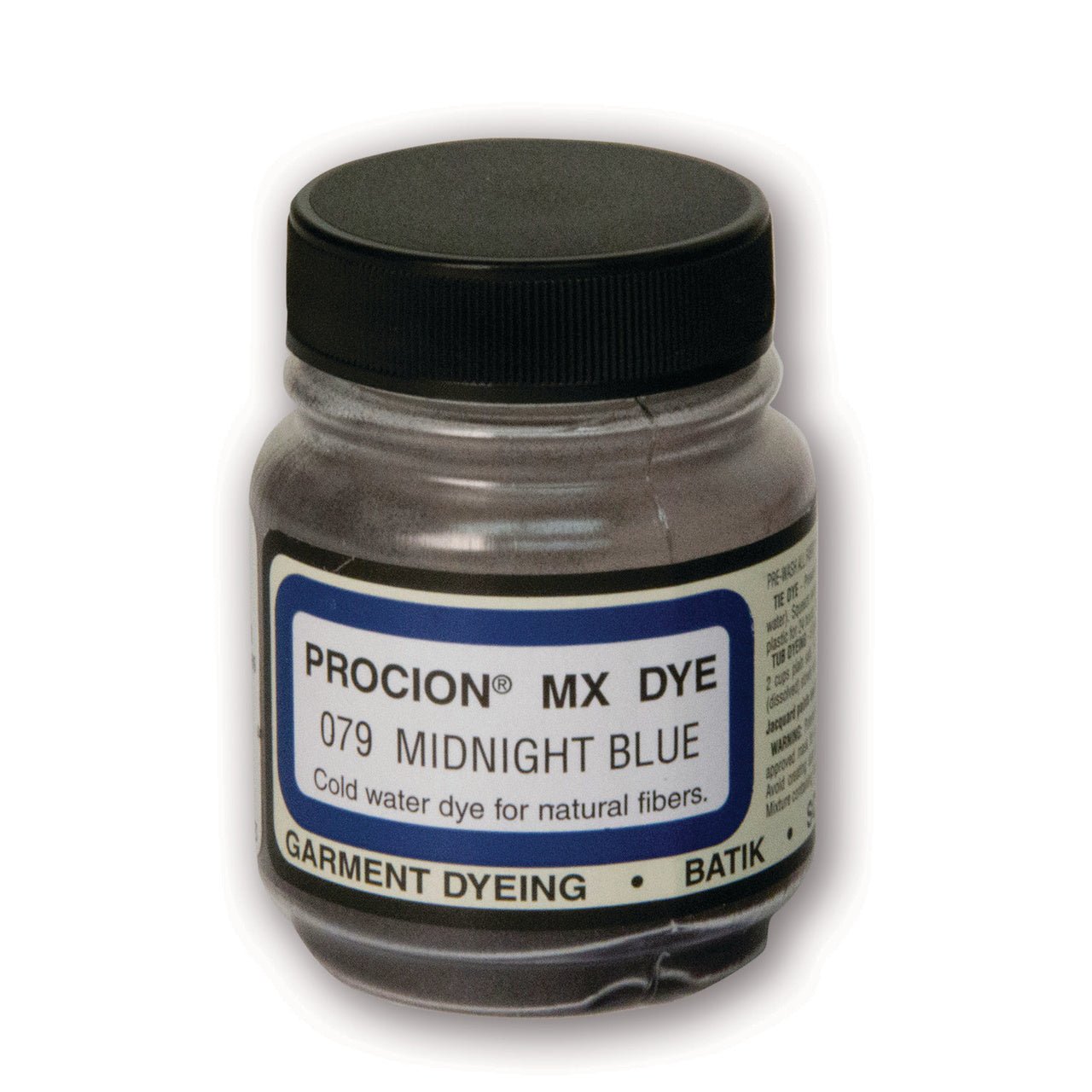 Jacquard Procion MX Dye 2/3 oz - Midnight Blue - merriartist.com