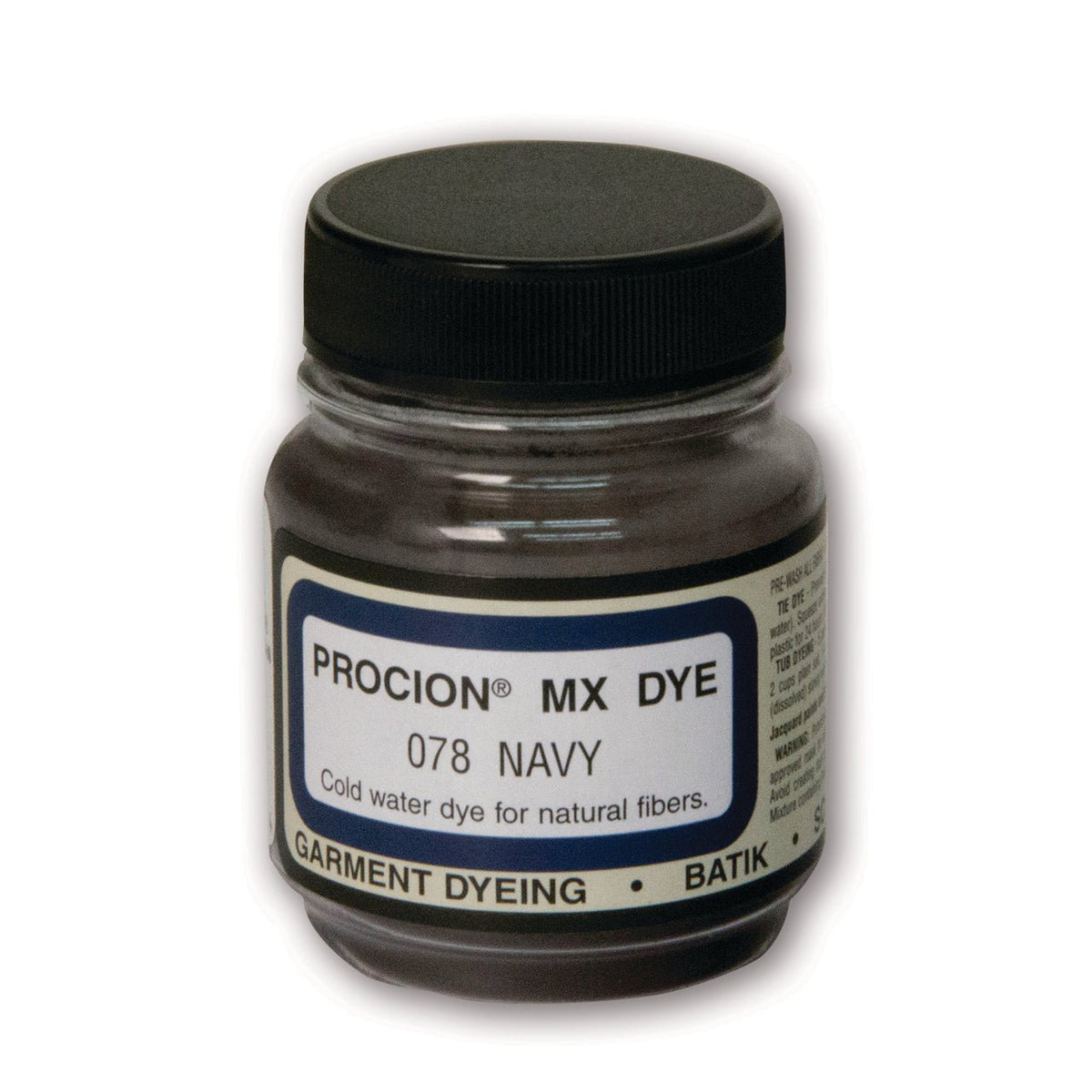 Jacquard Procion MX Dye 2/3 oz - Navy - merriartist.com