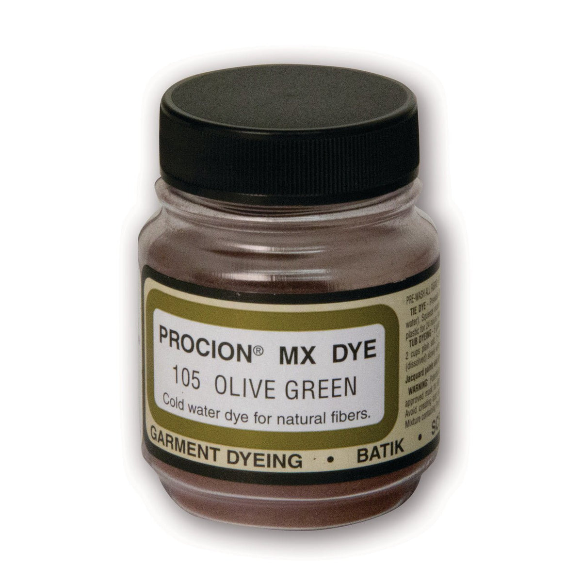 Jacquard Procion MX Dye 2/3 oz - Olive Green - merriartist.com