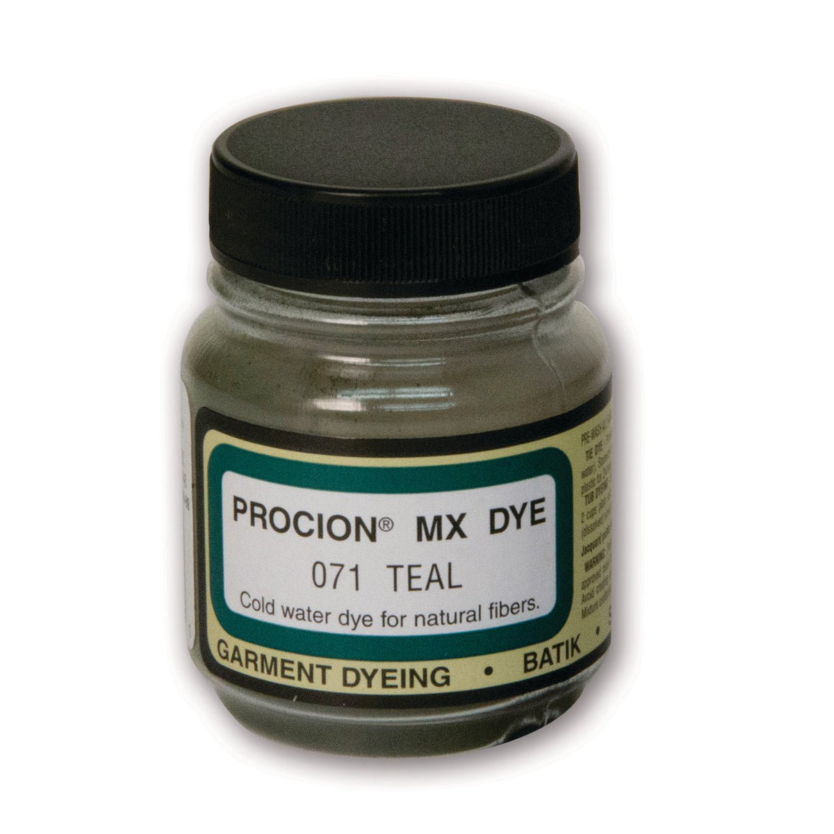Jacquard Procion MX Dye 2/3 oz - Teal - merriartist.com