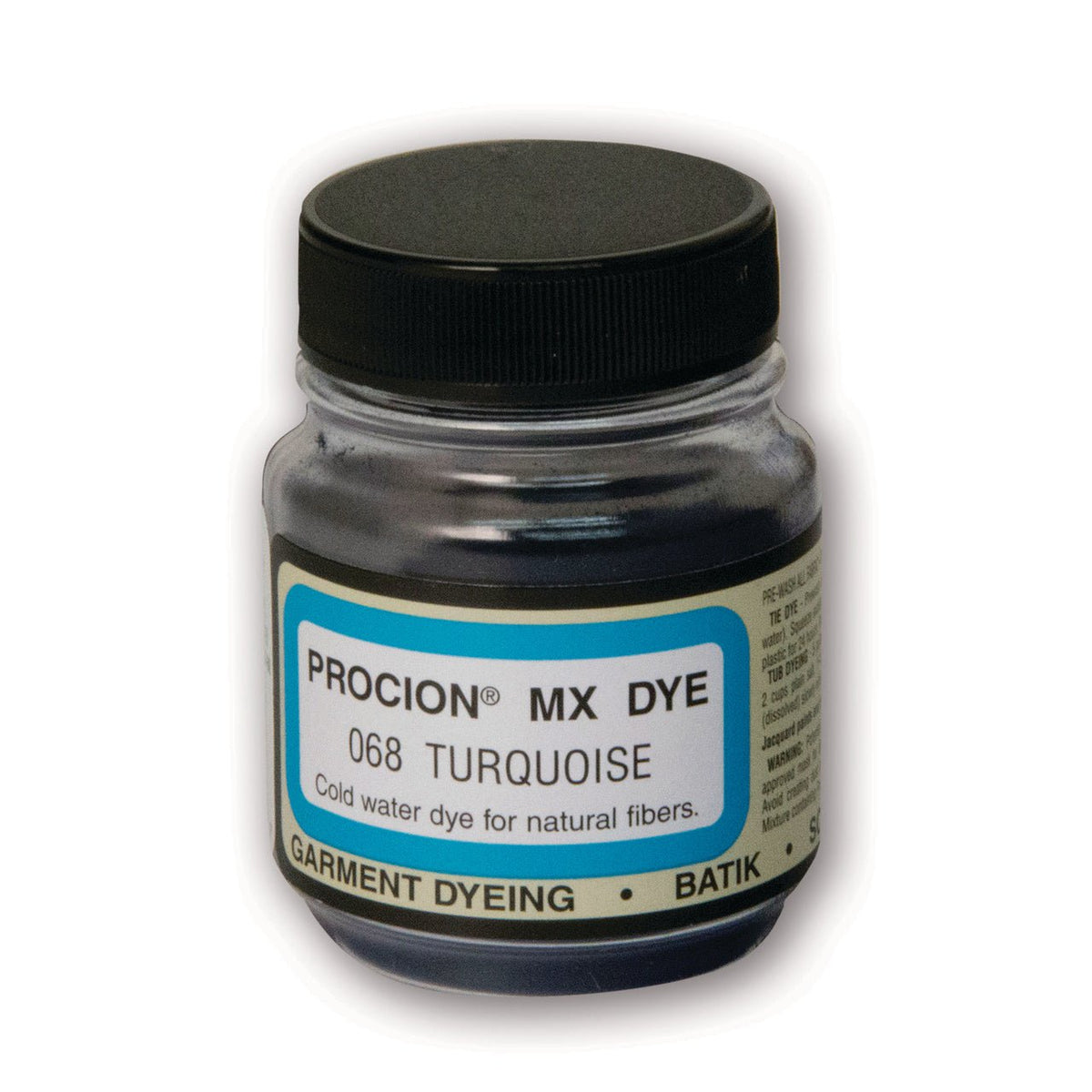 Jacquard Procion MX Dye 2/3 oz - Turquoise - merriartist.com